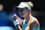 Magda Linette at the 2023 Australian Open.